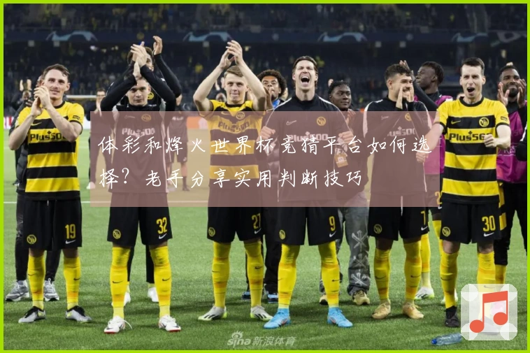 体彩和烽火世界杯竞猜平台如何选择？老手分享实用判断技巧